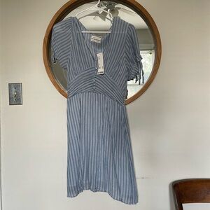 Urban Outfitters Mini dress - Size M - Blue with White Stripes